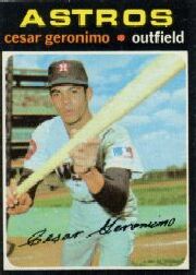 1971 Topps Baseball Cards      447     Cesar Geronimo RC